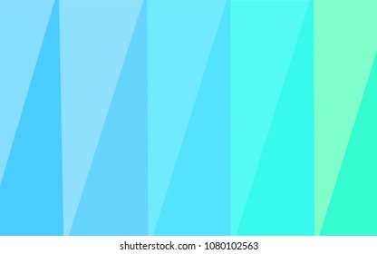 Light Blue, Green vector polygonal background. Polygonal abstract illustration with gradient. A new texture for your design.