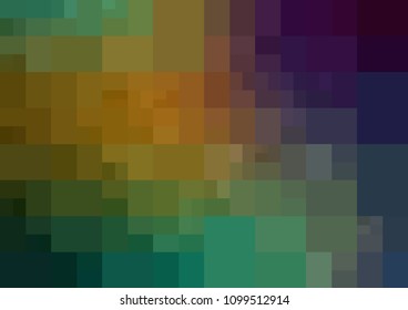 Light Blue, Green vector polygonal illustration, which consist of rectangles. Rectangular pattern for your business design. Geometric background in Origami style with gradient. 
