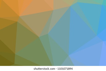 Light Blue, Green vector polygonal pattern. Colorful illustration in abstract style with gradient. A completely new template for your business design.