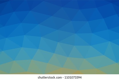 Light Blue, Green vector polygonal background. Shining colored illustration in a Brand new style. The completely new template can be used for your brand book.