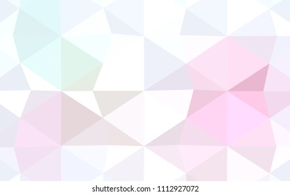 Light Blue, Green vector polygonal template. Geometric illustration in Origami style with gradient.  Brand-new design for your business.