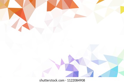 Light Blue, Green vector polygonal pattern. A sample with polygonal shapes. New template for your brand book.