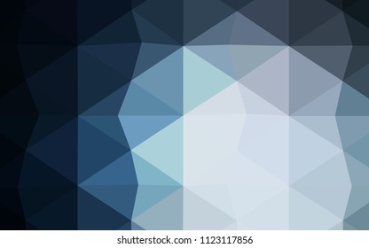 Light Blue, Green vector polygonal background. Geometric illustration in Origami style with gradient.  A new texture for your design.