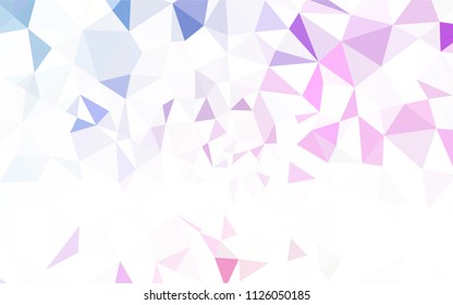 Light Blue, Green vector polygonal background. Geometric illustration in Origami style with gradient.  Polygonal design for your web site.