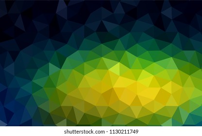 Light Blue, Green vector polygonal template. A sample with polygonal shapes. A new texture for your web site.