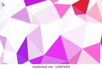 Light Blue, Green vector polygonal pattern. Shining polygonal illustration, which consist of triangles. Template for cell phone's backgrounds.