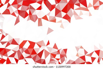 Light Blue, Green vector polygonal pattern. A sample with polygonal shapes. A completely new design for your leaflet.