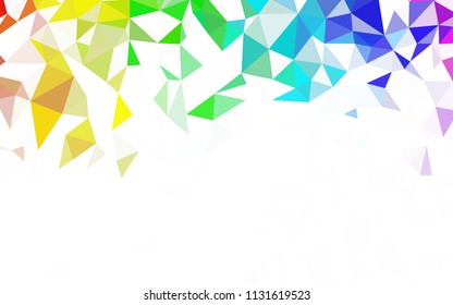 Light Blue, Green vector polygonal pattern. Elegant bright polygonal illustration with gradient. Brand new style for your business design.