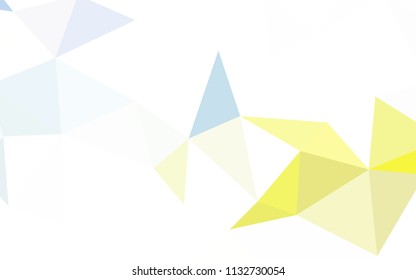 Light Blue, Green vector polygonal template. Triangular geometric sample with gradient.  A new texture for your web site.