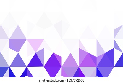 Light Blue, Green vector polygonal pattern. Creative illustration in halftone style with triangles. Triangular pattern for your design.