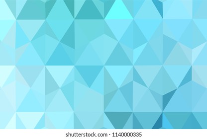 Light Blue, Green vector polygonal pattern. Colorful abstract illustration with triangles. Textured pattern for your backgrounds.