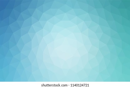 Light Blue, Green vector polygonal background. Glitter abstract illustration with an elegant triangles. Textured pattern for your backgrounds.