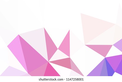 Light Blue, Green vector polygonal template. A sample with polygonal shapes. Textured pattern for your backgrounds.