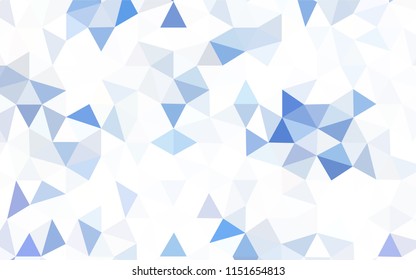 Light Blue, Green vector polygonal background. Geometric illustration in Origami style with gradient.  Polygonal design for your web site.