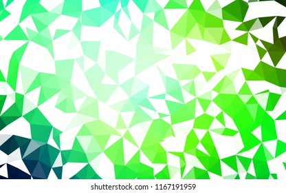 Light Blue, Green vector polygonal pattern. Colorful illustration in polygonal style with gradient. A new texture for your web site.