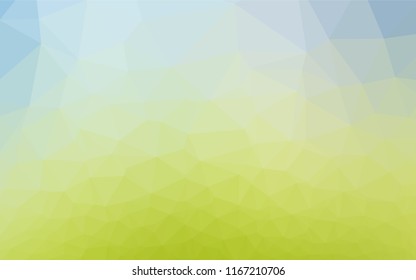 Light Blue, Green vector polygonal background. An elegant bright illustration with gradient. The completely new template can be used for your brand book.