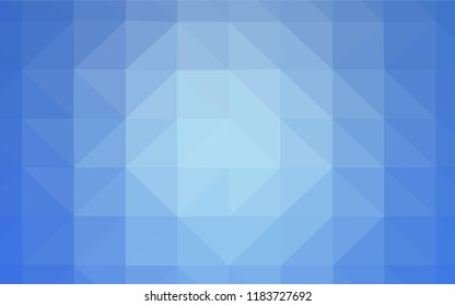 Light Blue, Green vector polygonal template. A sample with polygonal shapes. Pattern for a brand book's backdrop.