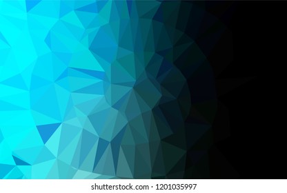 Light Blue, Green vector polygonal pattern. An elegant bright illustration with gradient. Brand new design for your business.