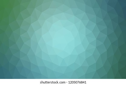 Light Blue, Green vector polygonal background. Modern abstract illustration with triangles. Pattern for a brand book's backdrop.