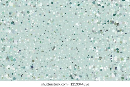 Light Blue, Green vector polygonal illustration consisting of rectangles. Rectangular design for your business. Creative geometric background in origami style with gradient.