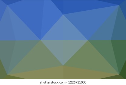 Light Blue, Green vector polygonal background. Colorful abstract illustration with gradient. The elegant pattern can be used as part of a brand book.