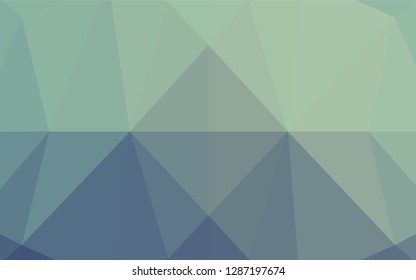 Light Blue, Green vector polygonal background. Colorful abstract illustration with gradient. The elegant pattern can be used as part of a brand book.
