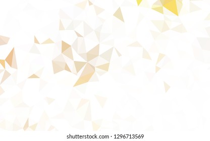 Light Blue, Green vector polygonal pattern. Creative illustration in halftone style with triangles. Pattern for a brand book's backdrop.