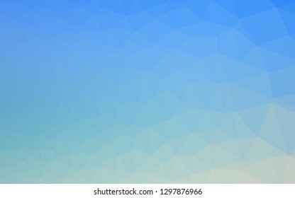 Light Blue, Green vector polygonal template. Shining colored illustration in a Brand new style. Elegant pattern for a brand book.