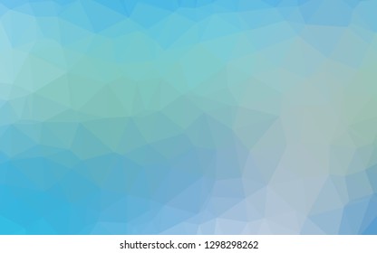Light Blue, Green vector polygonal pattern. Shining illustration, which consist of triangles. Polygonal design for your web site. Light Blue, Green vector polygonal pattern. Shining illustration, which consist of triangles. Polygonal design for your web site.