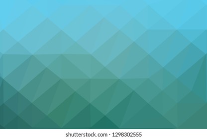 Light Blue, Green vector polygonal background. Brand new colorful illustration in with gradient. Completely new design for your business.
