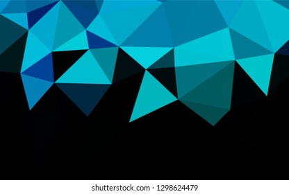 Light Blue, Green vector polygonal background. An elegant bright illustration with gradient. A completely new template for your business design.