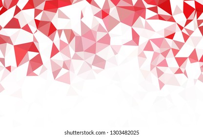 Light Blue, Green vector polygonal template. Triangular geometric sample with gradient.  Pattern for a brand book's backdrop.