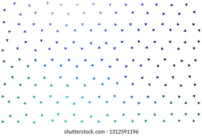 Light Blue, Green vector  polygonal template. A sample with polygonal shapes. Pattern for a brand book's backdrop.