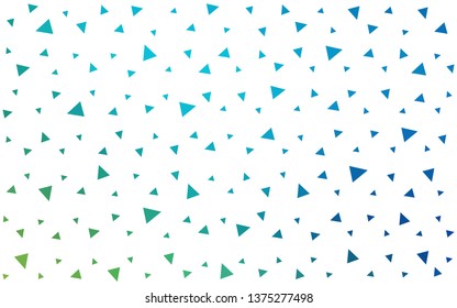 Light Blue, Green vector  polygonal template. A sample with polygonal shapes. Polygonal design for your web site.