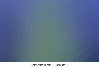 Light Blue, Green vector polygonal background. Brand new colorful illustration in with gradient. Completely new design for your business.