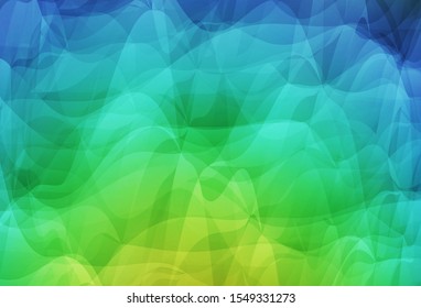 Light Blue, Green vector polygonal background. A completely new color illustration in a polygonal style. Brand new design for your business.