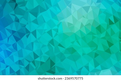 Light Blue, Green vector polygonal template. Colorful abstract illustration with gradient. Brand new design for your business.