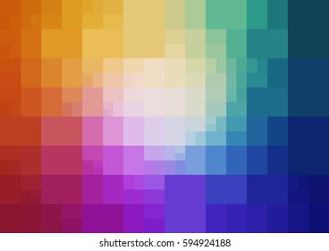 Light Blue, Green vector polygonal illustration, which consist of rectangles. Rectangular design for your business. Creative geometric background in Origami style with gradient