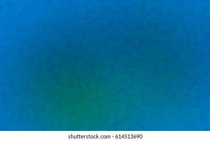 Light Blue, Green vector polygonal illustration, which consist of hexagons. Hexagonal design for your business. Creative geometric background in Origami style with gradient