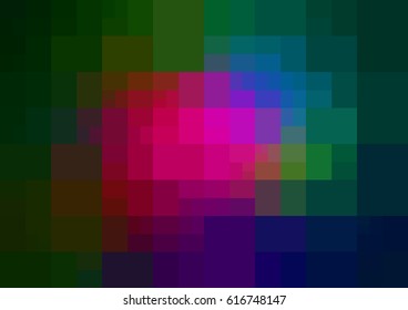 Light Blue, Green vector polygonal illustration, which consist of rectangles. Rectangular pattern for your business design. Geometric background in Origami style with gradient. 