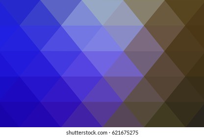 Light Blue, Green vector polygonal illustration, which consist of triangles. Triangular pattern for your business design. Geometric background in Origami style with gradient. 