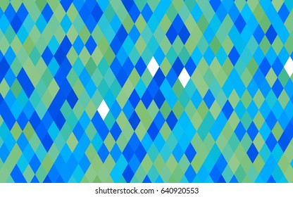 Light Blue, Green vector polygonal template. Triangular geometric sample with gradient.  The template can be used as a background for cell phones.