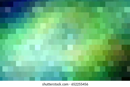 Light Blue, Green vector polygonal illustration consisting of rectangles. Rectangular design for your business. Creative geometric background in origami style with gradient.