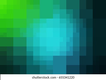 Light Blue, Green vector polygonal illustration, which consist of rectangles. Rectangular design for your business. Creative geometric background in Origami style with gradient
