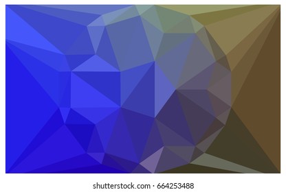 Light Blue, Green vector polygonal illustration, which consist of triangles with a gemstone in center. Triangular design of a huge diamond for your business. Creative geometric background of gems.