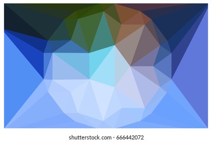 Light Blue, Green vector polygonal illustration, which consist of triangles with a gemstone in center. Triangular design of a huge diamond for your business. Creative geometric background of gems.