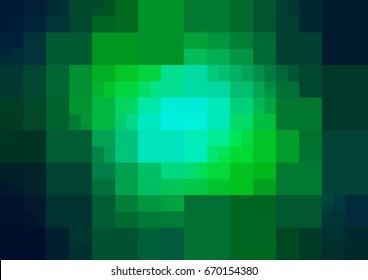 Light Blue, Green vector polygonal illustration, which consist of rectangles. Rectangular design for your business. Creative geometric background in Origami style with gradient