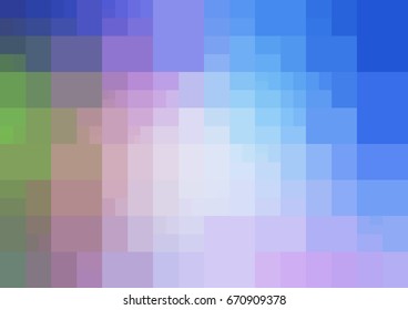 Light Blue, Green vector polygonal illustration, which consist of rectangles. Rectangular pattern for your business design. Geometric background in Origami style with gradient. 