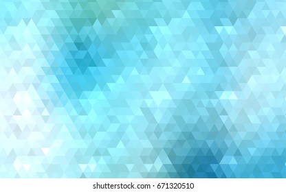 Light Blue, Green vector polygonal background. A completely new color illustration in a vague style. The elegant pattern can be used as part of a brand book.