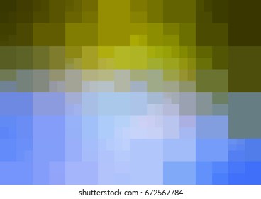 Light Blue, Green vector polygonal illustration, which consist of rectangles. Rectangular design for your business. Creative geometric background in Origami style with gradient